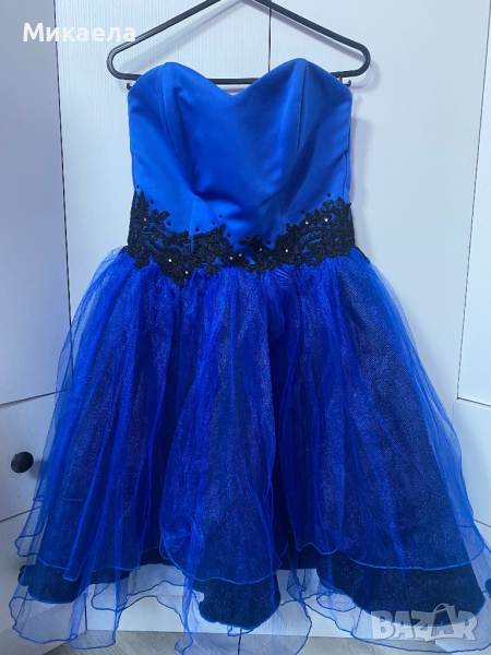 Официална синя рокля, снимка 1
