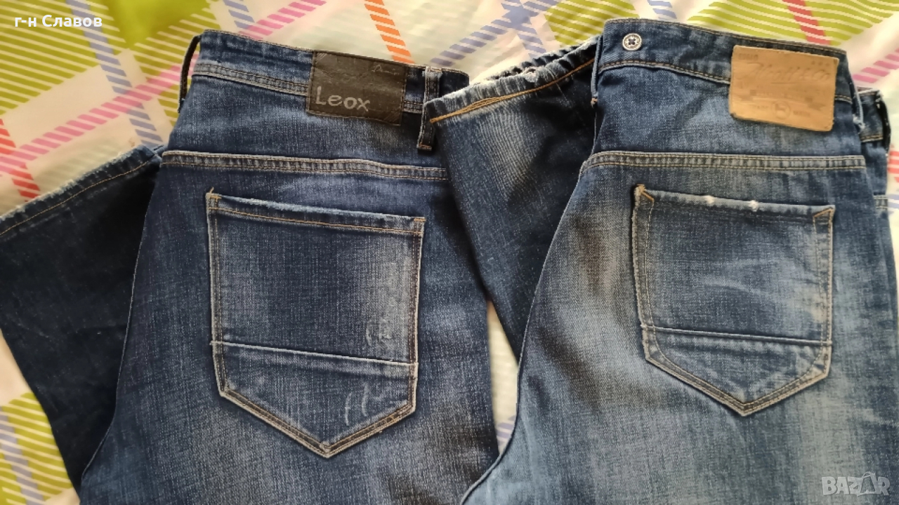 Дънки ALCOTT&CO / LEOX DENIM мъжки 2 броя, размер 36, снимка 1