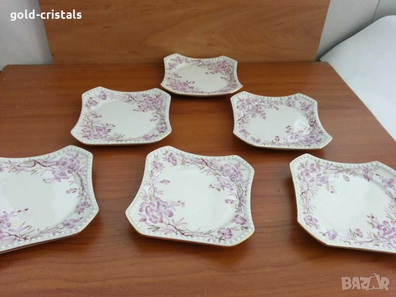 Стар български порцелан чинийки изида, снимка 1