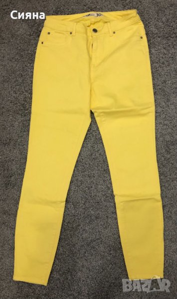 Жълт дамски панталон, снимка 1