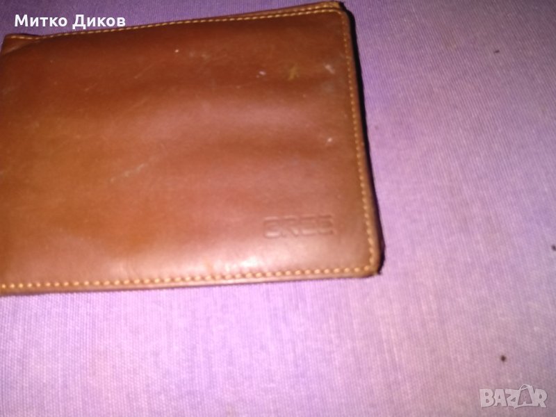 Портфейл Грии естествена кожа -120х95мм, снимка 1