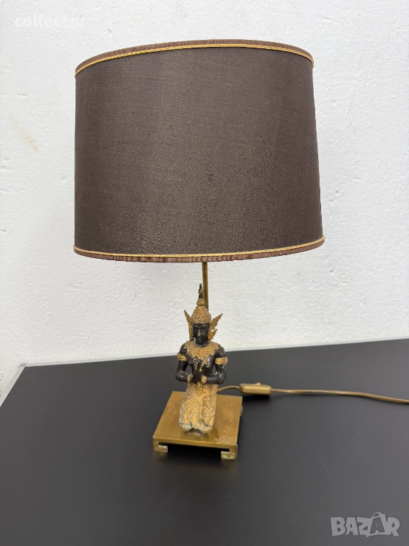 Тайландска бронзова лампа Тепаном - Thepanom №7770, снимка 1