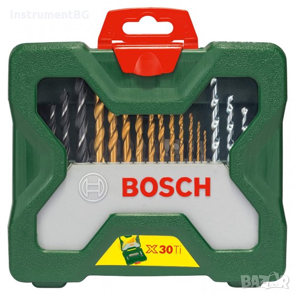 Комплект свредла и битове Bosch X-Line Titanium / 30 части, снимка 1