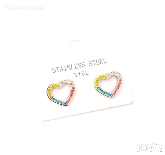 Обеци от медицинска стомана , снимка 1