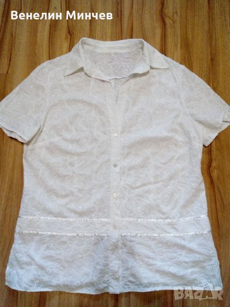 Дамска бяла блуза, снимка 1