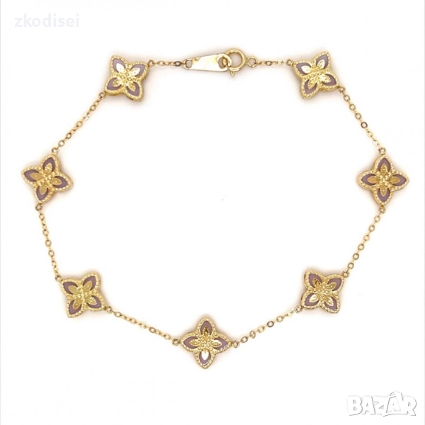 Златна дамска гривна Coin 6,03гр. 20см. 14кр. проба:585 модел:22448-1, снимка 1