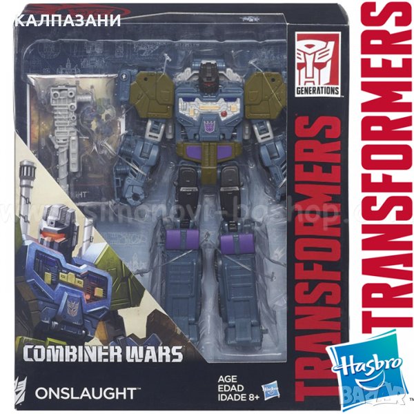 Hasbro Transformers Generations Voyager Робот 2 в 1 Onslaught B0975, снимка 1