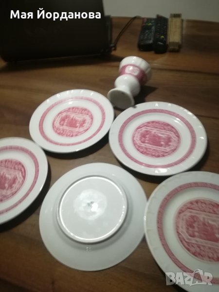   Стари, немски рисувани чинии на известната немска фирма за керамика Хайнрих., снимка 1