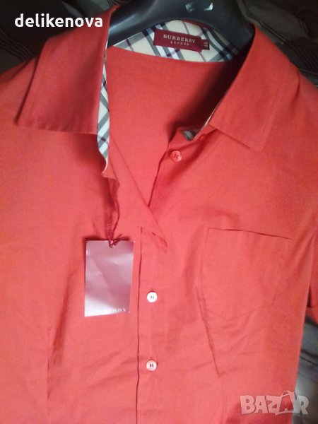 Burberry. Original. Size Xl Дамска ризка с къс ръкав, снимка 1