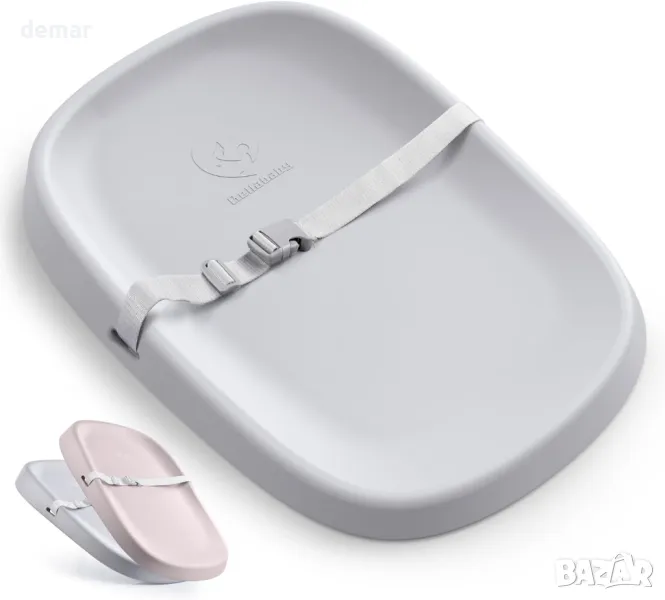 Бебешка подложка за повиване Bellababy, с подвижна предпазна лента, водоустойчива, снимка 1