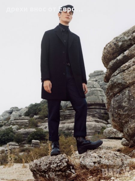 ARKET Melton wool мелтън вълнено сиво яке размер 50, снимка 1