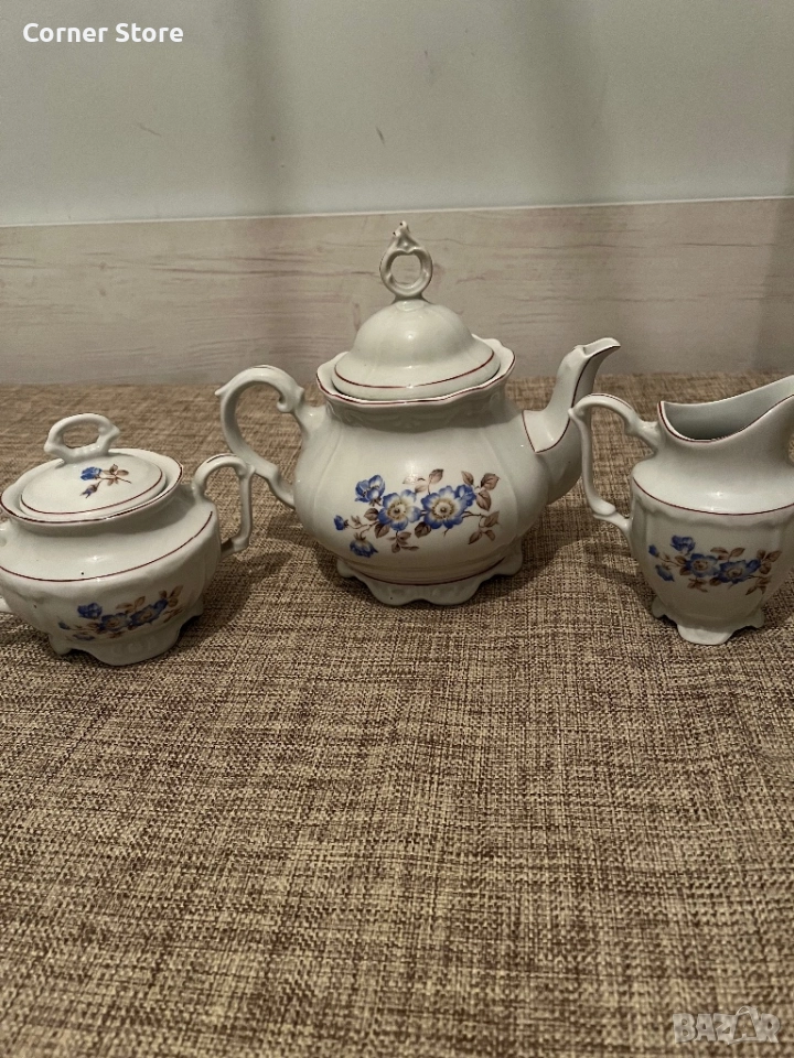 Сервиз. “Синя роза”, снимка 1