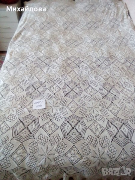 Ръчно изработена покривка 210/150 см, снимка 1