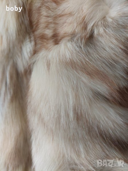 Продавам дамско кожено палто естествен косъм, снимка 1