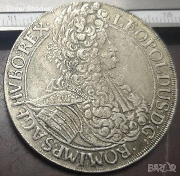 Монета Австрия - 1 Талер 1695 г. Леополд I - РЕПЛИКА, снимка 1