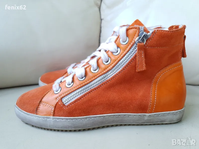 Laura Bellariva.37 номер. естествен велур и кожа , снимка 1