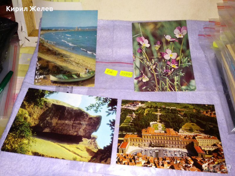 ЛОТ 4 СТАРИ ПОЩЕНСКИ КАРТИЧКИ - СЛЪНЧЕВ БРЯГ МАДАРА ФЛОРЕНЦИЯ ЦВЕТЯ 35998, снимка 1