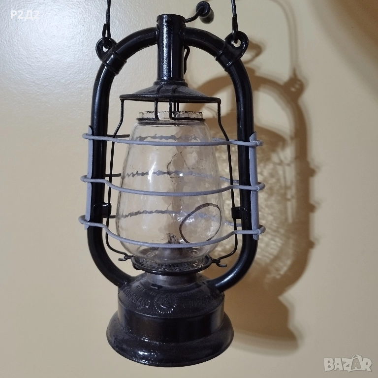 стар германски газен фенер , снимка 1