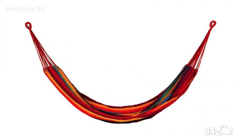 Пъстър хамак за релакс при къмпингуване ( нова стока ), снимка 1