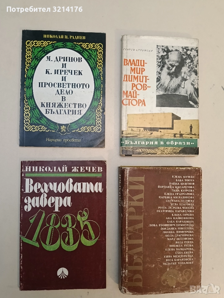М. Дринов и К. Иречек и просветното дело в Княжество България - Николай Раднев, снимка 1