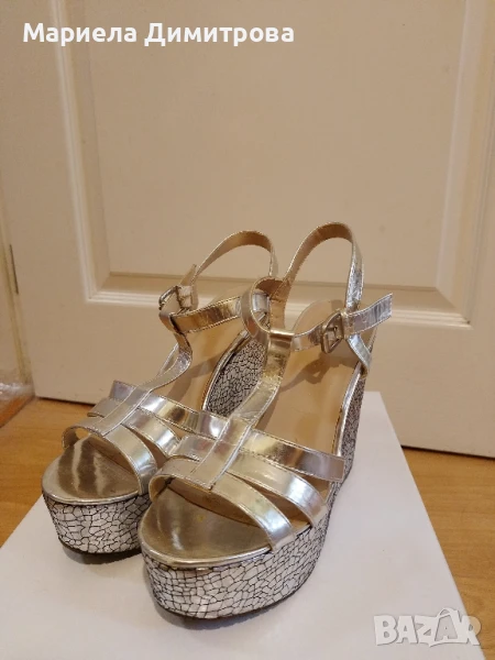 Дамски сандали с платформа , снимка 1