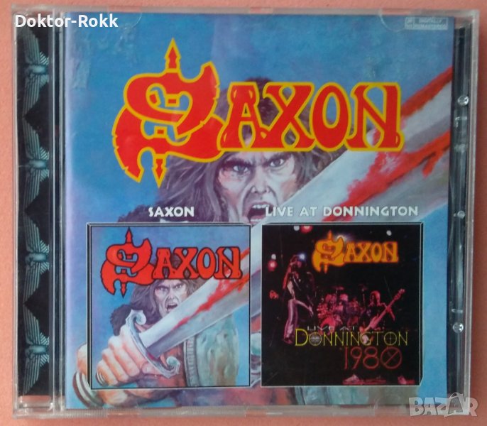 Saxon – Saxon + Live At Donnington - 2 in 1 CD, снимка 1