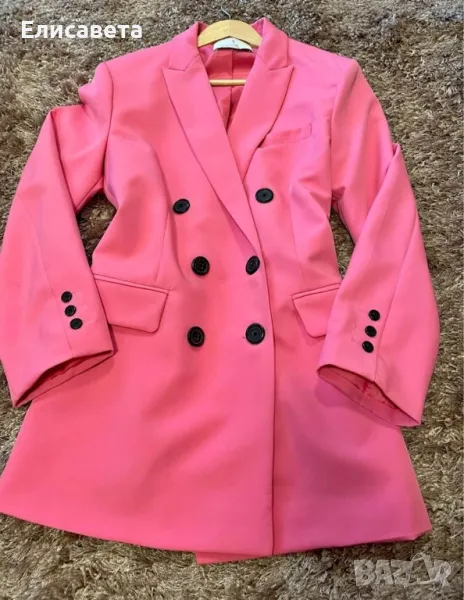 Дамско цикламено сако Л Хл , снимка 1