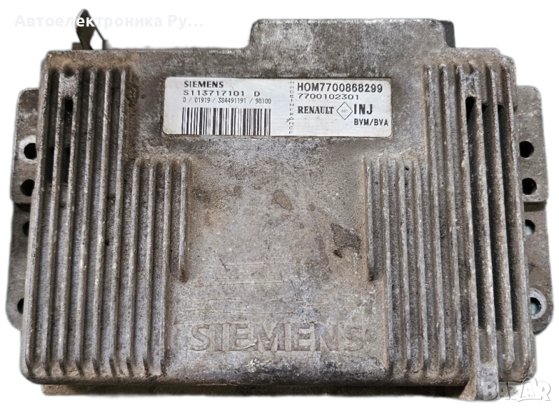 компютър, S113717101D, 7700868299, 7700102301, Renault Megan Siemens , снимка 1