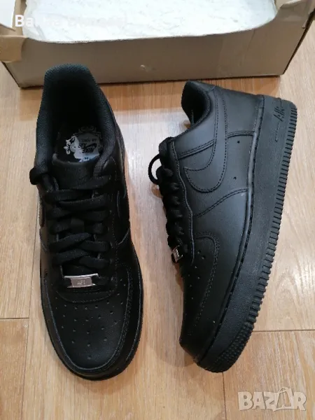 Nike air force triple black Оригинален унисекс, снимка 1