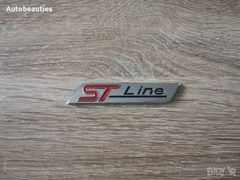 Ford ST Line сребриста емблема лого, снимка 1