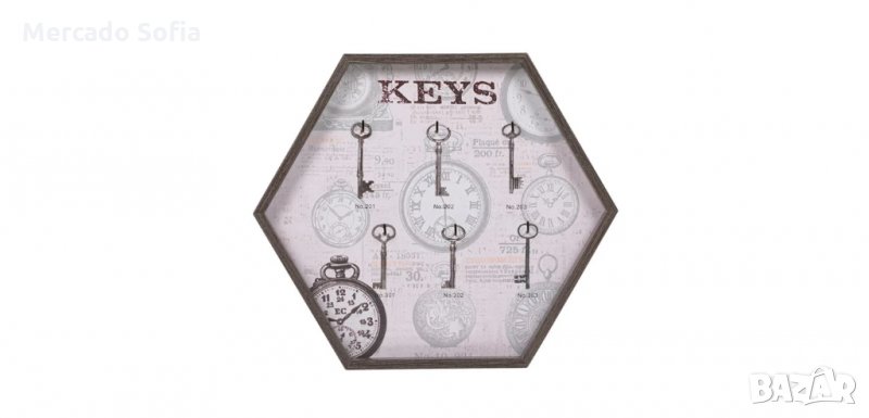 Дървена кутия за ключове, снимка 1
