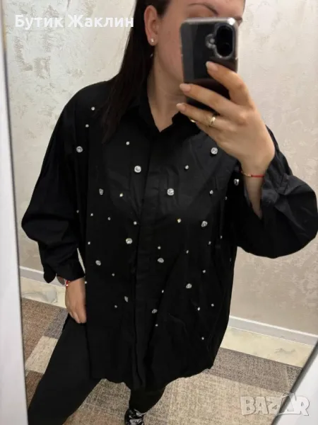 Дамска риза с камъни, снимка 1