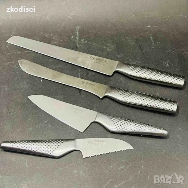 Комплект 4 ножа GLOBAL GS-9/GF-27/GS-4/G-37, снимка 1