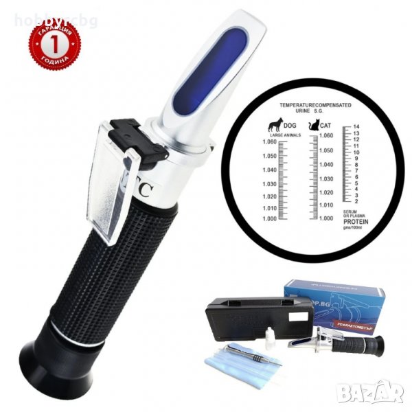 Клиничен рефрактометър за животни серумен протеин, снимка 1