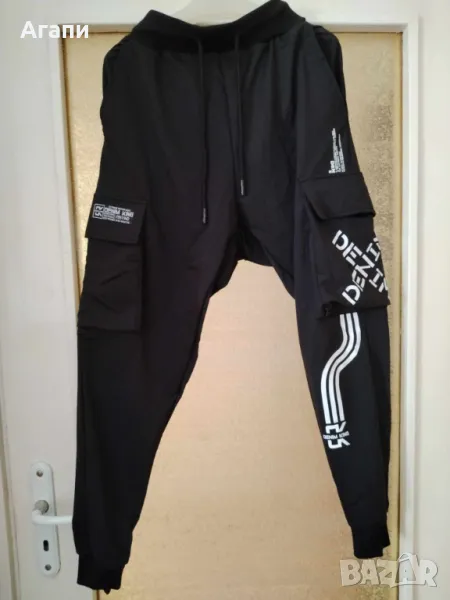 Мъжки марков карго панталон "Деним" размер М нов, снимка 1