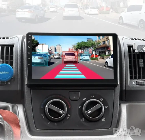 Мултимедия, Двоен дин, с Android, за Fiat Ducato, Peugeot Boxer, Citroen Jumper, навигация, 2010