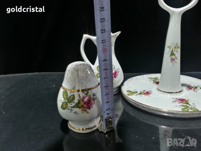 Стар полски порцелан комплект за подправки , снимка 6 - Антикварни и старинни предмети - 53068253