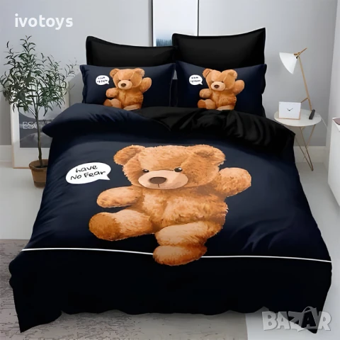 Двулицево спално бельо, 6 части (Реално Изображение) - Модел WS17307, снимка 1