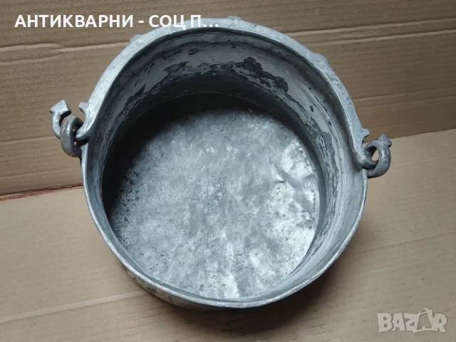 Стара Кована Медна Арания, Меден Котел, Медно Менче / 5 Литра. / 1.4 кг. / НОМЕР 939., снимка 4 - Антикварни и старинни предмети - 55711596