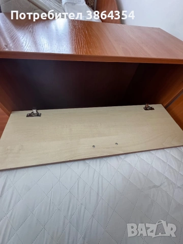 Комплект мебели за детска/спалня – 2 легла + гардероб + секция | ПОДАРЪК бюро и ракла, снимка 6 - Спални и легла - 53934494