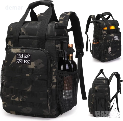 Тактическа раница-хладилна Bunnychic, раница за обяд, изолирана, водоустойчива