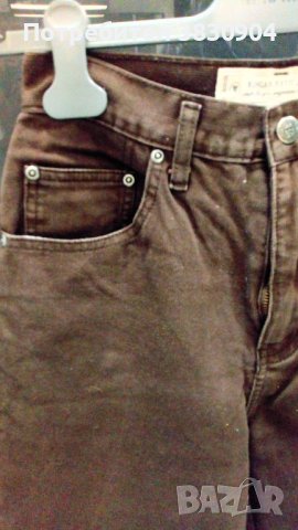 Vingar Basic Jeans, кафяв цвят, 100% памук, снимка 4 - Дънки - 42204288