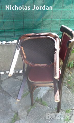 Три антикварни стола, снимка 4 - Столове - 34268669