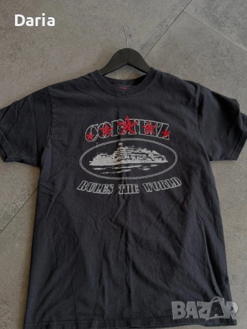 Лог от 2 броя тениски Corteiz - Rules The World