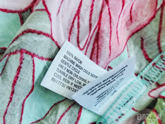 ОФЕРТА 📍 Goodfellow & Co Tropical / M / мъжка риза с къси ръкави, снимка 2 - Ризи - 55938210