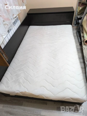 Приста 120х190 с матрак, снимка 4 - Спални и легла - 51187216