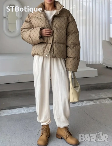 💎 Дамско зимно късо яке – дебело, топло и елегантно! 💎, снимка 2 - Якета - 52061429