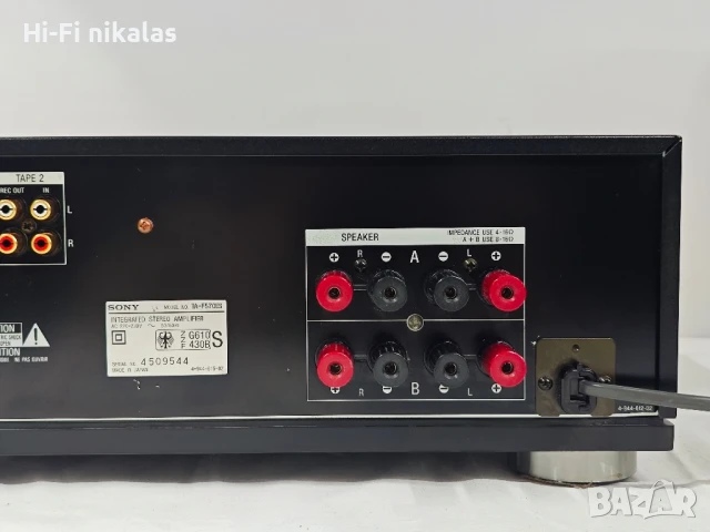 стерео усилвател ретро Hi-Fi SONY TA-F570ES, снимка 12 - Ресийвъри, усилватели, смесителни пултове - 51249419