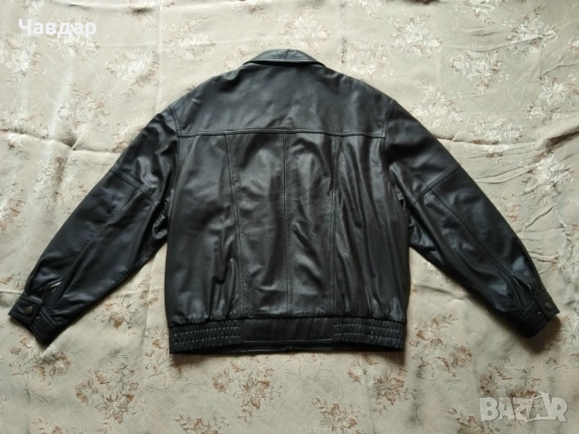 Мъжко кожено яке Stanford - размер XL/XXL, снимка 5 - Якета - 53045509