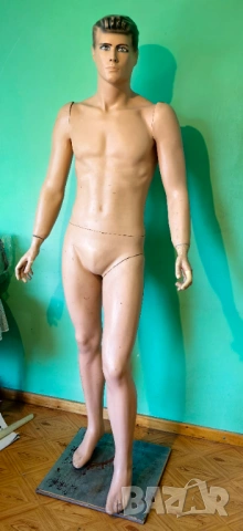 Манекен мъжки Витринен, Цял ръст 185см, стойка, снимка 2 - Манекени - 53813195